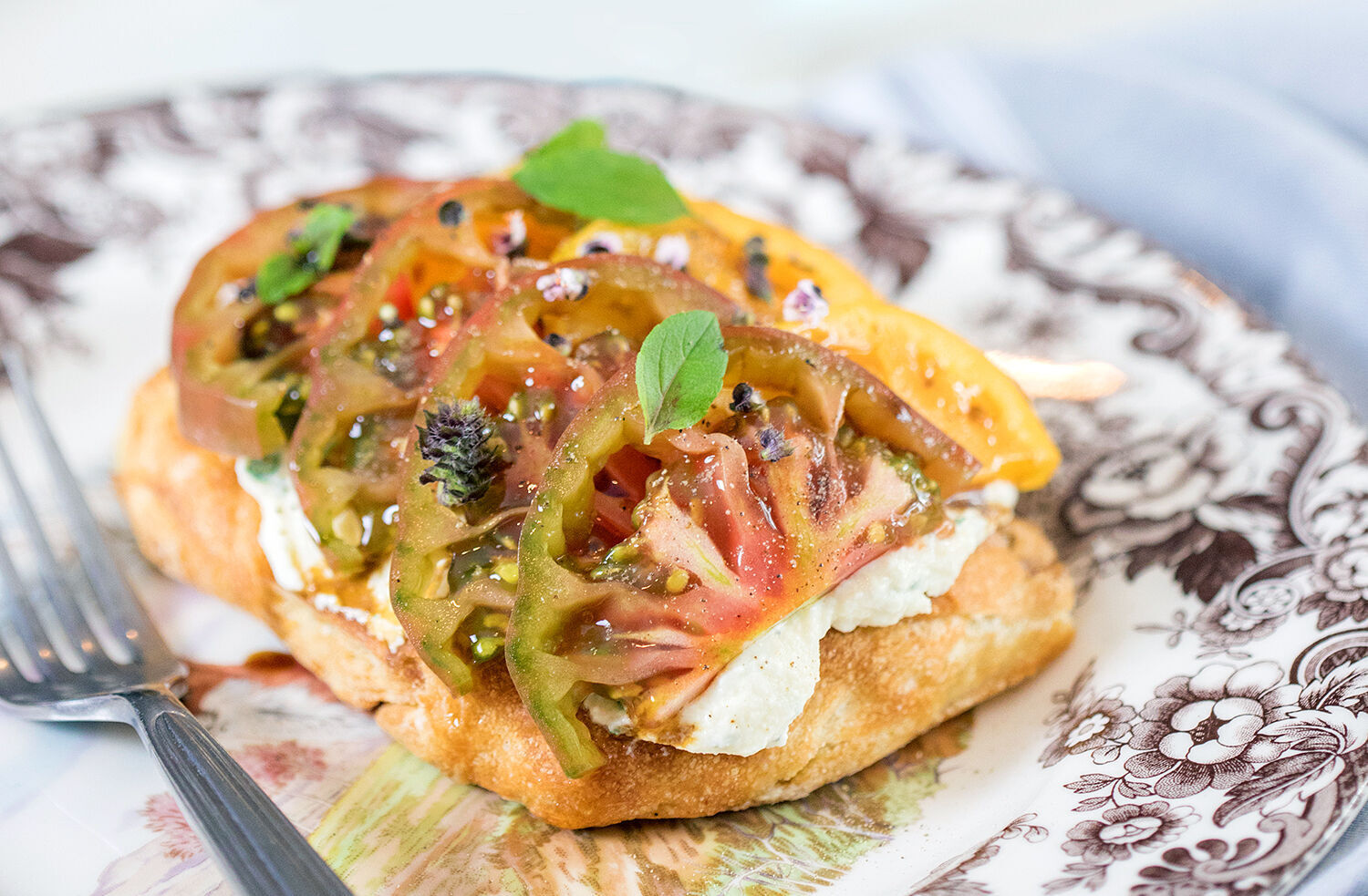 Heirloom tomato toast